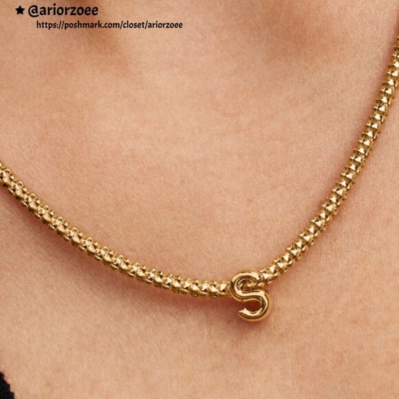 Pandora Letter S Alphabet Mini Charm|Pendant - Picture 2 of 2